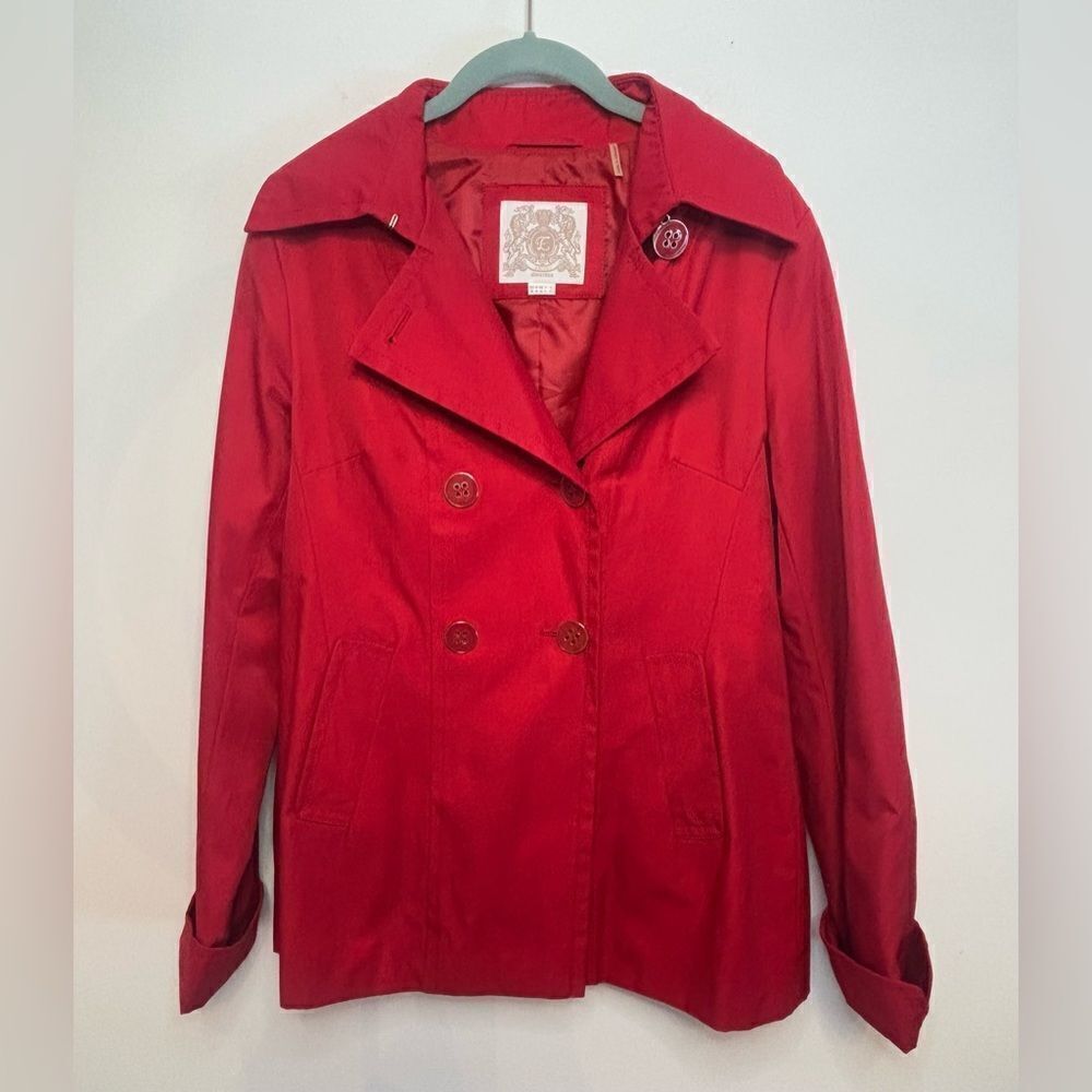 Espirit EUC red rain peacoat Size medium